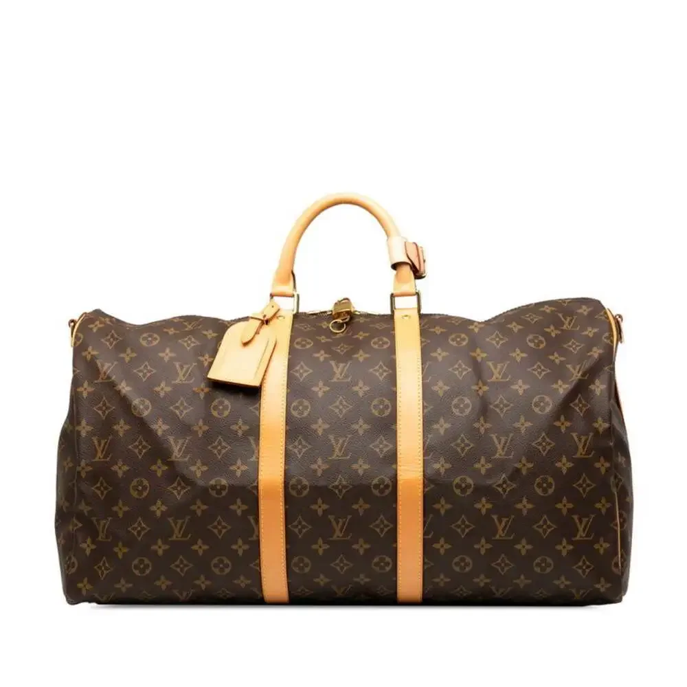 LOUIS VUITTON Brown Monogram Leather Shoulder Bag